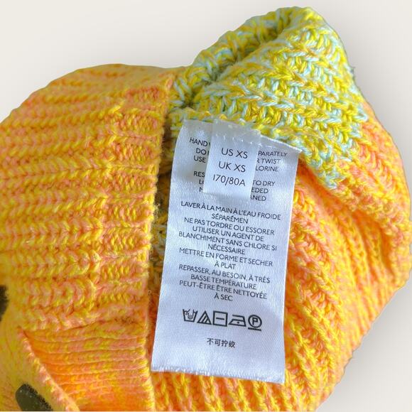 Urban Outfitters Turner Ribbed Cardigan XS Rainbow Knit Slouchy Button Front - Picture 5 of 6